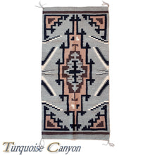 Load image into Gallery viewer, Marlinda Etsitty Native American Navajo Two Grey Hills Woven Tapestry SKU227299