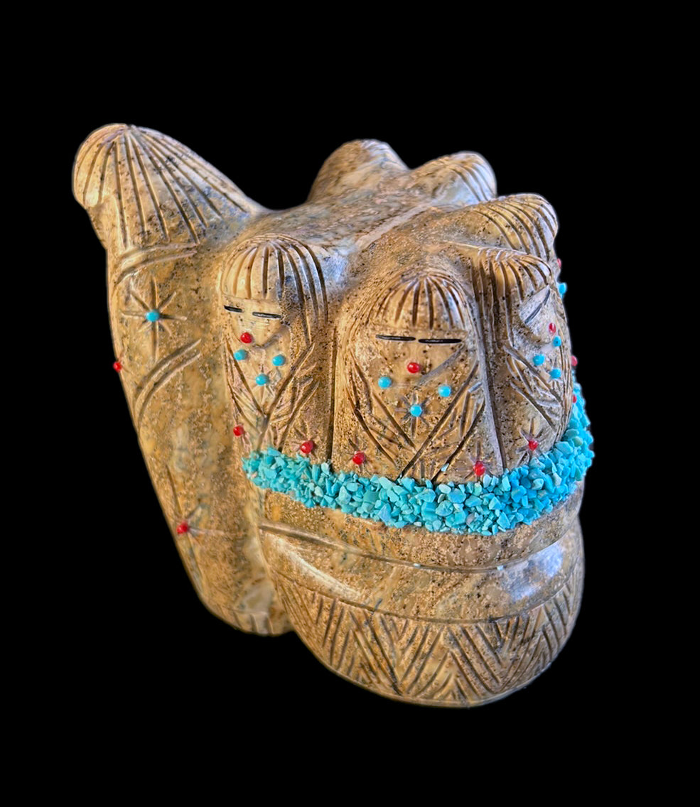 Zuni Native American Corn Maiden Fetish by Terrance Martza Zuni Native American Corn Maiden Fetish by Terrance Martza