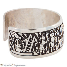 Load image into Gallery viewer, Hopi Native American Pueblo Silver Overlay Bracelet by Daren Silas SKU224762