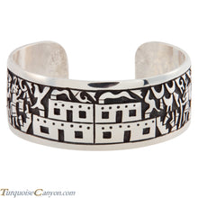 Load image into Gallery viewer, Hopi Native American Pueblo Silver Overlay Bracelet by Daren Silas SKU224762