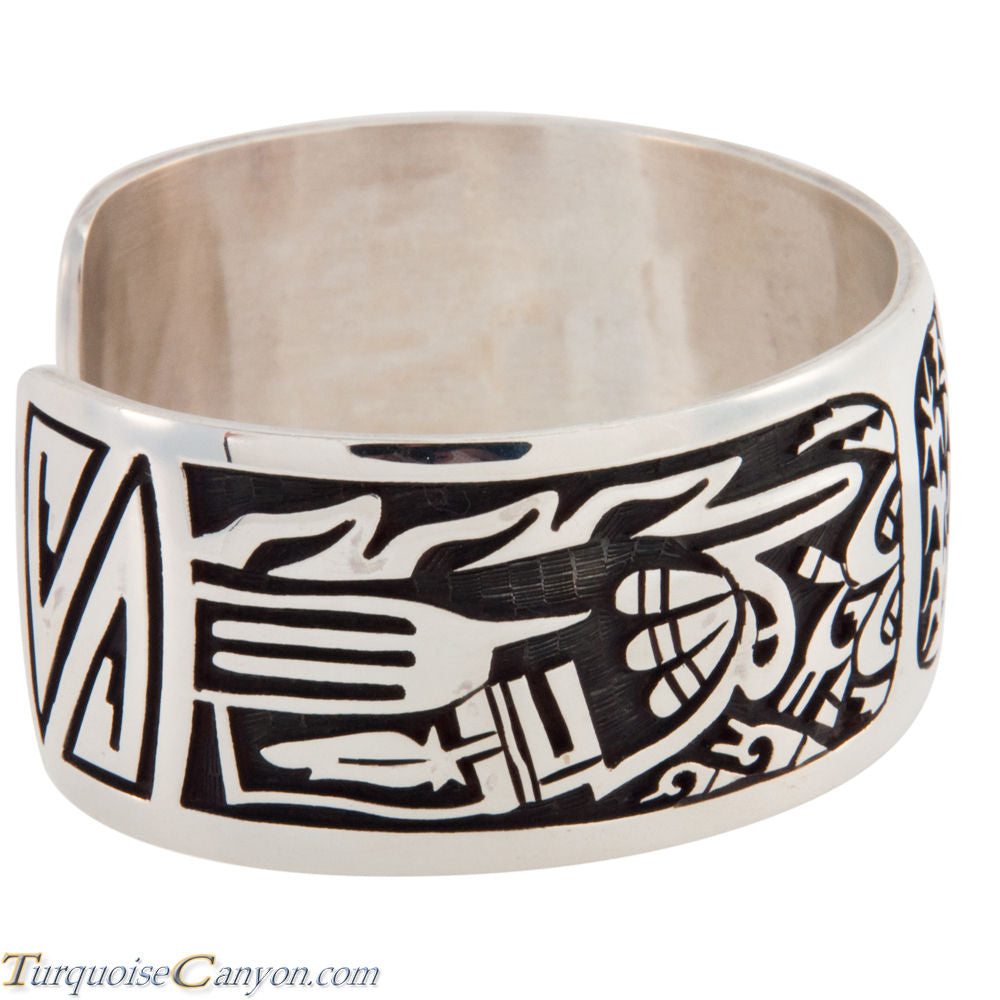 Hook-on style sterling silver wave bracelet – Autumn Designs