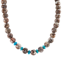 Load image into Gallery viewer, Navajo Native American Magnesite and Turquoise Necklace SKU225954