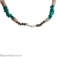 Load image into Gallery viewer, Santo Domingo Shell and Turquoise Heishi Necklace by Juanita Skeets SKU226694