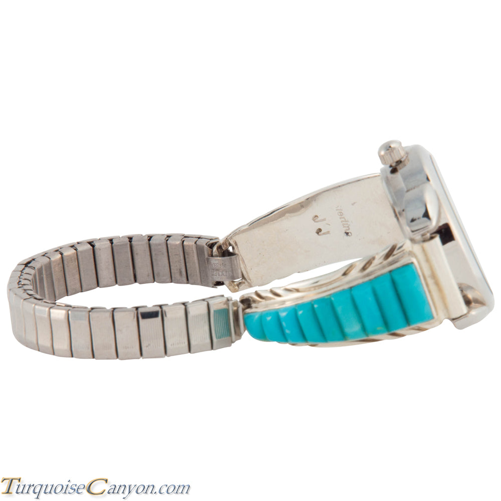 Navajo Native American Turquoise Watch Tips by Jessie  display picture 1