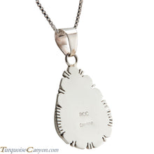 Load image into Gallery viewer, Navajo Native American Gaspeite Pendant Necklace by Robert Concho SKU226787
