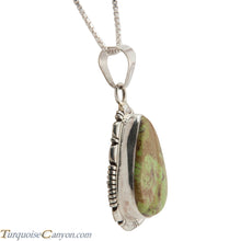 Load image into Gallery viewer, Navajo Native American Gaspeite Pendant Necklace by Robert Concho SKU226787