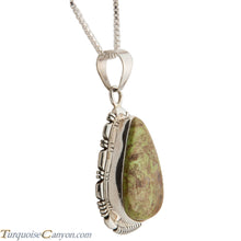 Load image into Gallery viewer, Navajo Native American Gaspeite Pendant Necklace by Robert Concho SKU226788