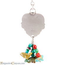 Load image into Gallery viewer, Navajo Native American Black Lip Shell and Charms Pendant Necklace SKU227726