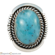 Load image into Gallery viewer, Navajo Native American Larimar Ring Size 7 3/4 by Belone SKU227733