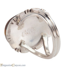 Load image into Gallery viewer, Navajo Native American Corn Roll Cut Jasper and Jet Ring Size 5 3/4 SKU227968
