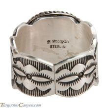 Load image into Gallery viewer, Navajo Native American Kingman Turquoise Ring Size 13 1/4 by Morgan SKU228016