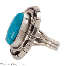 Load image into Gallery viewer, Navajo Native American Kingman Turquoise Ring Size 8 by Betta Lee SKU228047