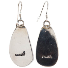 Load image into Gallery viewer, Navajo Native American Pilot Mountain Turquoise Earrings by Lee SKU228994