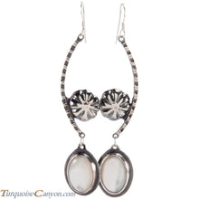 Load image into Gallery viewer, Navajo Native American Mother of Pearl Earrings by Monty Claw SKU229072