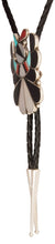 Load image into Gallery viewer, Zuni Native American Thunderbird Bolo Tie by Rose Tekela SKU229360