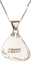 Load image into Gallery viewer, Navajo Native American Mine Sunnyside Turquoise Pendant Necklace SKU229390