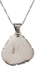 Load image into Gallery viewer, Navajo Native American Kings Manassa Turquoise Pendant Necklace SKU229514