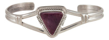 Load image into Gallery viewer, Navajo Native American Purple Spiny Shell Bracelet by Larson Lee SKU229687