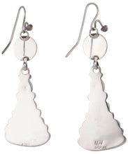 Load image into Gallery viewer, Navajo Native American Sleeping Beauty Turquoise and Shell Earrings SKU229922