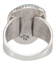 Load image into Gallery viewer, Navajo Native American Castle Dome Turquoise Ring Size 10 1/2 SKU230571
