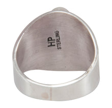 Load image into Gallery viewer, Navajo Native American Kingman Turquoise Ring Size 8 by Herbert Pino SKU230596