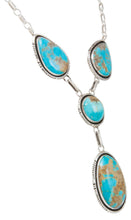 Load image into Gallery viewer, Navajo Native American Kingman Turquoise Necklace by Elouise Kee SKU230991