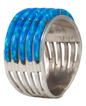 Load image into Gallery viewer, Zuni Native American Lab Created Opal Ring Size 9 1/2 SKU231225