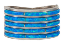 Load image into Gallery viewer, Zuni Native American Lab Created Opal Ring Size 9 1/2 SKU231225
