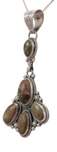 Load image into Gallery viewer, Navajo Native American Royston Turquoise Pendant Necklace by Martha Willeto SKU231659
