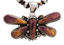 Load image into Gallery viewer, Navajo Native American Butterfly Shell and Navajo Pearl Necklace by Bernita Begay SKU231743
