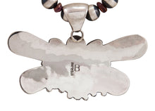 Load image into Gallery viewer, Navajo Native American Butterfly Shell and Navajo Pearl Necklace by Bernita Begay SKU231743