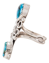 Load image into Gallery viewer, Navajo Native American Kingman Turquoise Ring Size 10 by Kenneth Jones SKU231869
