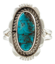 Load image into Gallery viewer, Navajo Native American Kingman Turquoise Ring Size 8 3/4 by Robert Concho SKU231935