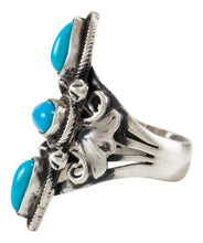 Load image into Gallery viewer, Navajo Native American Sleeping Beauty Turquoise Ring Size 6 by Bobby Johnson SKU231993
