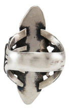 Load image into Gallery viewer, Navajo Native American Sleeping Beauty Turquoise Ring Size 6 by Bobby Johnson SKU231993