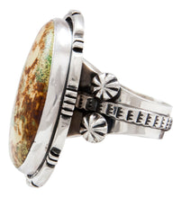 Load image into Gallery viewer, Navajo Native American Gaspeite Ring Size 10 1/2 by Roy Tom SKU232098