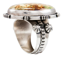Load image into Gallery viewer, Navajo Native American Gaspeite Ring Size 10 1/2 by Roy Tom SKU232098