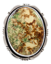 Load image into Gallery viewer, Navajo Native American Gaspeite Ring Size 10 1/2 by Roy Tom SKU232098