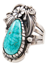 Load image into Gallery viewer, Navajo Native American Kingman Turquoise Ring Size 6 1/2 by Jay Delgarito SKU232646