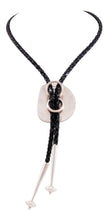 Load image into Gallery viewer, Navajo Native American Evans Mine Turquoise Bolo Tie by Livingston SKU232732