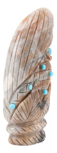 Load image into Gallery viewer, Zuni Native American Picasso Marble Corn Maiden Fetish by Lawaka SKU232882