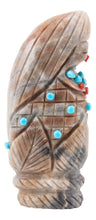 Load image into Gallery viewer, Zuni Native American Picasso Marble Corn Maiden Fetish by Lawaka SKU232882