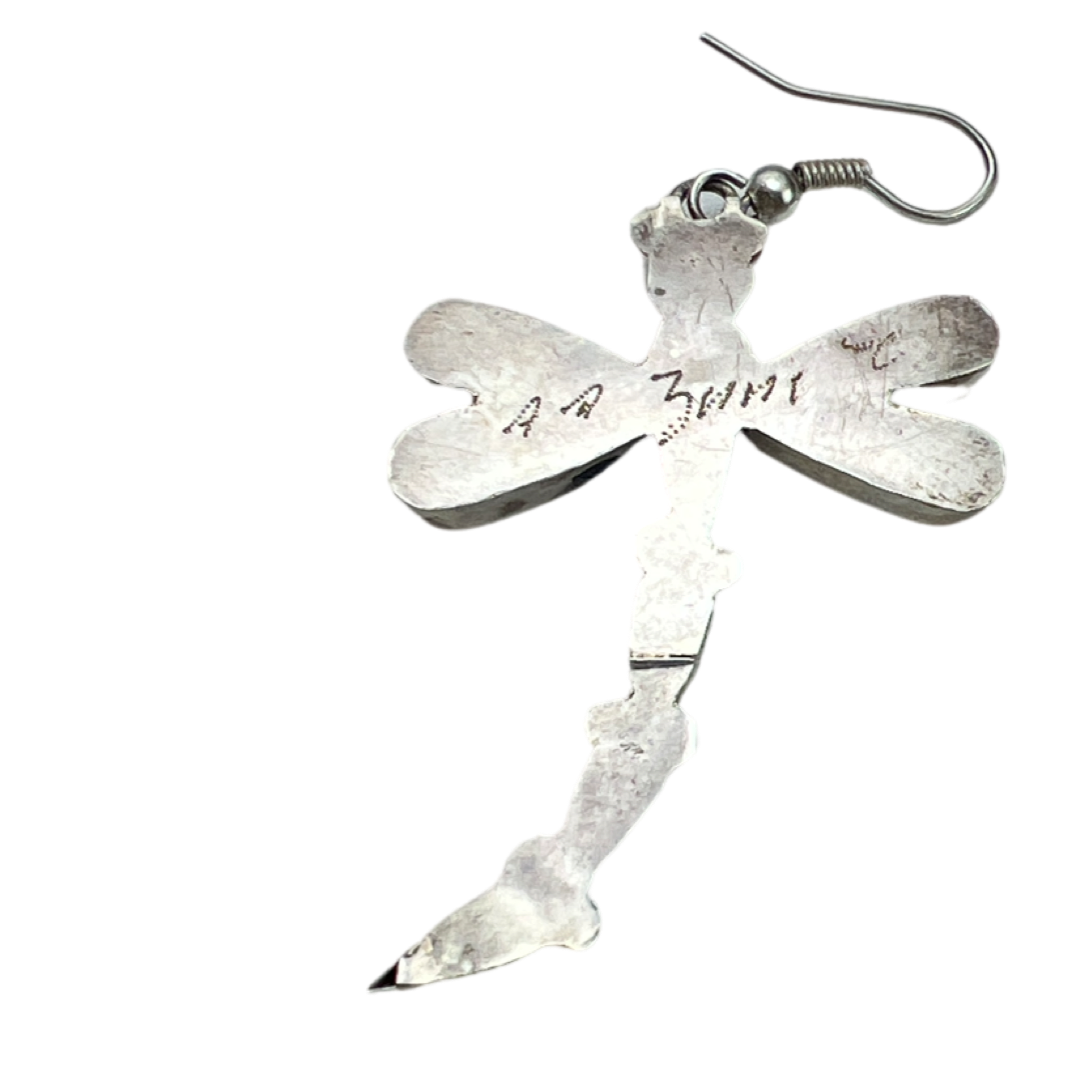 Real North American Porcupine Quill With Dragonfly Wings Earrings Sterling  Silver Cute and Lightweight Nickel Free 