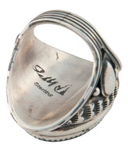 Load image into Gallery viewer, Mexican Handmade Onyx Ring Size 9 3/4 by Gabriel Jurado Non Native SKU230496