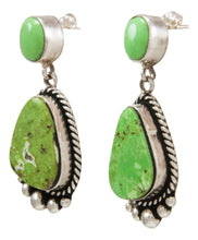 Load image into Gallery viewer, Mexican Handmande Gaspeite Earrings by Artis Gabriel Gabby Jurado Non Native SKU231773