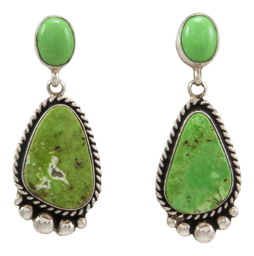 Mexican Handmande Gaspeite Earrings by Artis Gabriel Gabby Jurado Non Native SKU231773