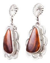 Load image into Gallery viewer, Navajo Native American Spiny Oyster Shell Earrings by Eula Wylie SKU232344