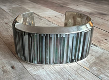 Load image into Gallery viewer, Zuni Native American Mother of Pearl Inlay Bracelet by Colin Coonsis SKU233086