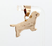 Load image into Gallery viewer, Zuni Inlay Spaniel Dog Pendant by Eugene Chee SKU233092