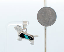 Load image into Gallery viewer, Zuni Inlay Spaniel Dog Pendant by Eugene Chee SKU233092